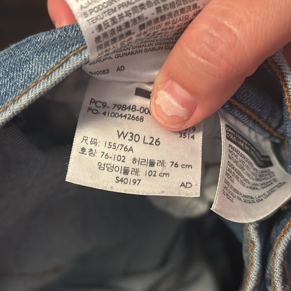 Levi’s Ribcage Wide Leg Cropped Women's Jeans in Color Stoned-silly size 30 - Picture 13 of 13